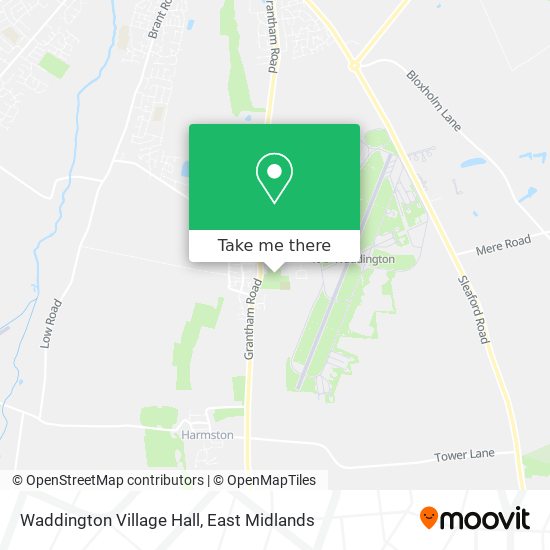 Waddington Village Hall map