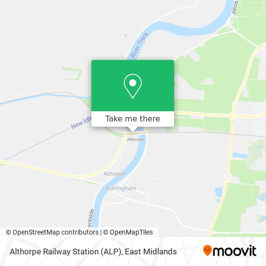 Althorpe Railway Station (ALP) map