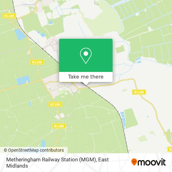 Metheringham Railway Station (MGM) map