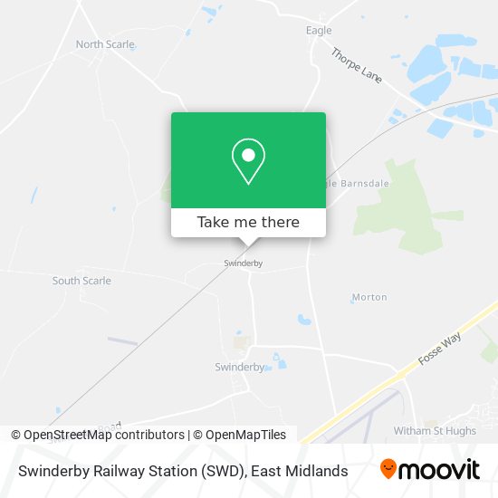 Swinderby Railway Station (SWD) map