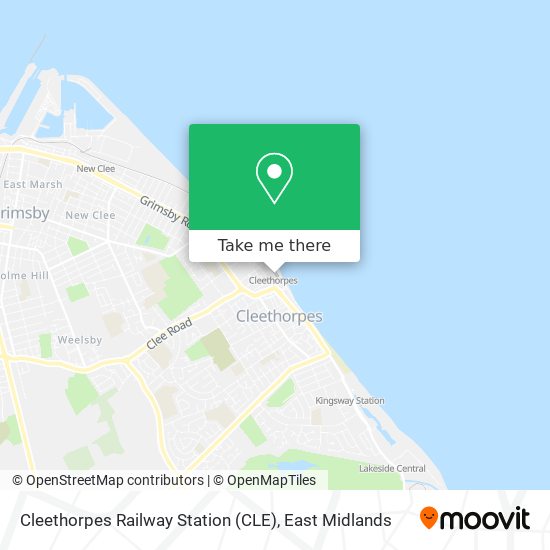 Cleethorpes Railway Station (CLE) map