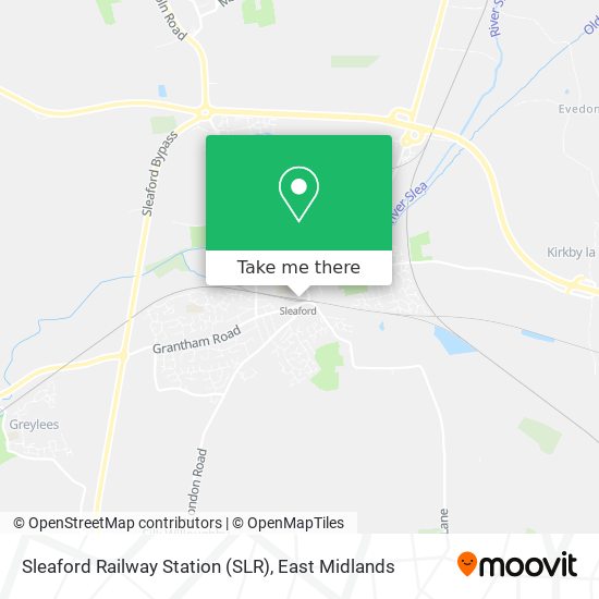 Sleaford Railway Station (SLR) map
