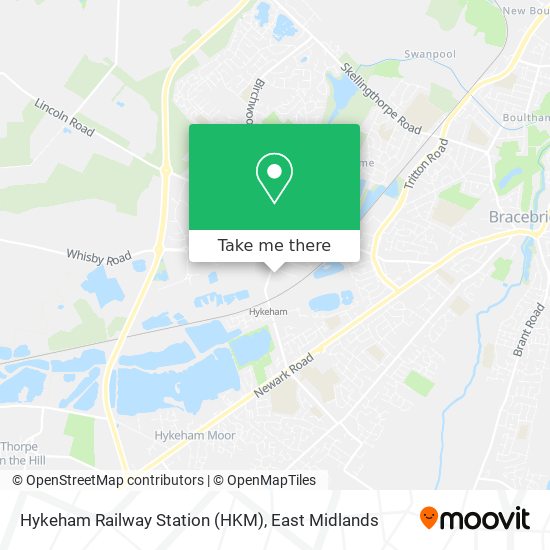 Hykeham Railway Station (HKM) map