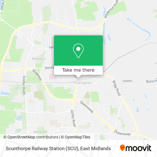 Scunthorpe Railway Station (SCU) map