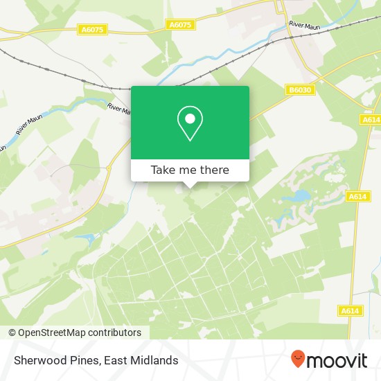 Sherwood Pines map