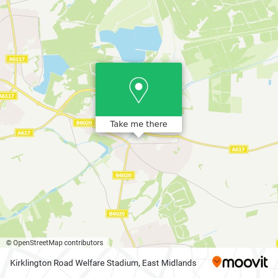 Kirklington Road Welfare Stadium map