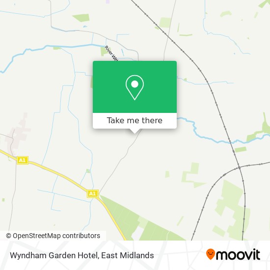 Wyndham Garden Hotel map