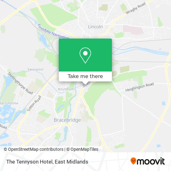 The Tennyson Hotel map