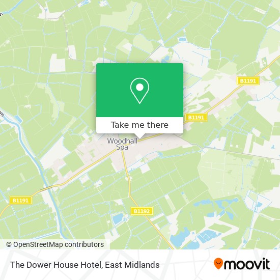 The Dower House Hotel map