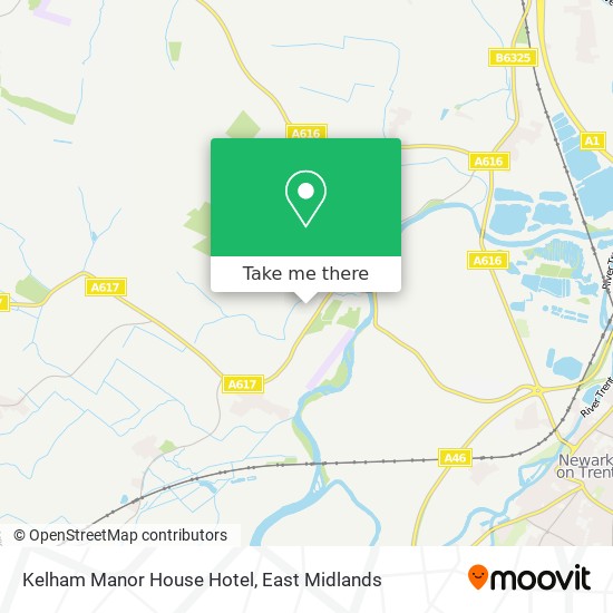 Kelham Manor House Hotel map