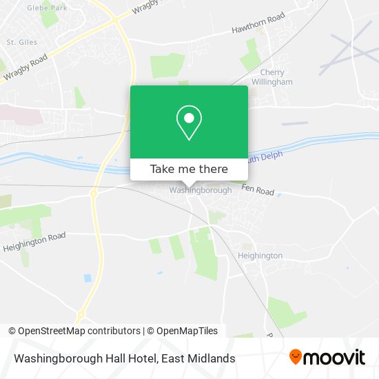 Washingborough Hall Hotel map
