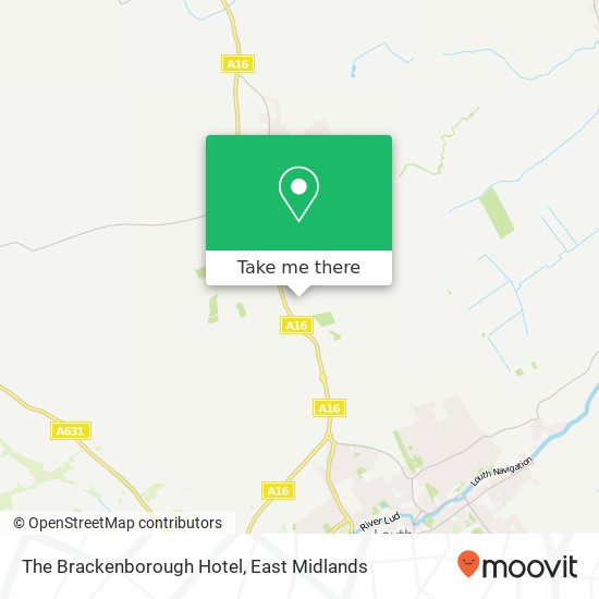The Brackenborough Hotel map
