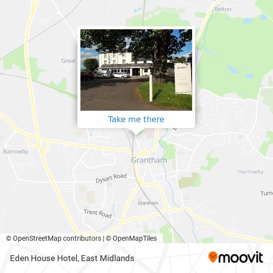 Eden House Hotel map