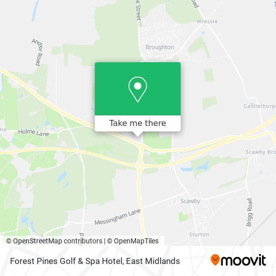 Forest Pines Golf & Spa Hotel map