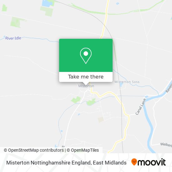 Misterton Nottinghamshire England map