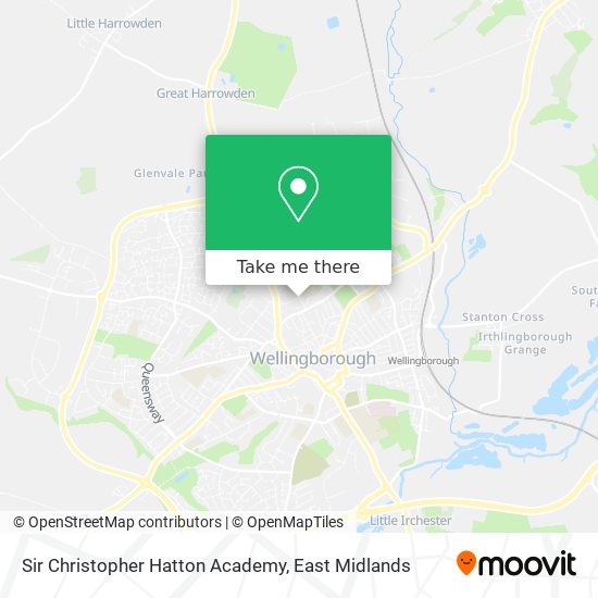 Sir Christopher Hatton Academy map