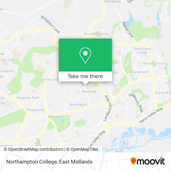 Northampton College map