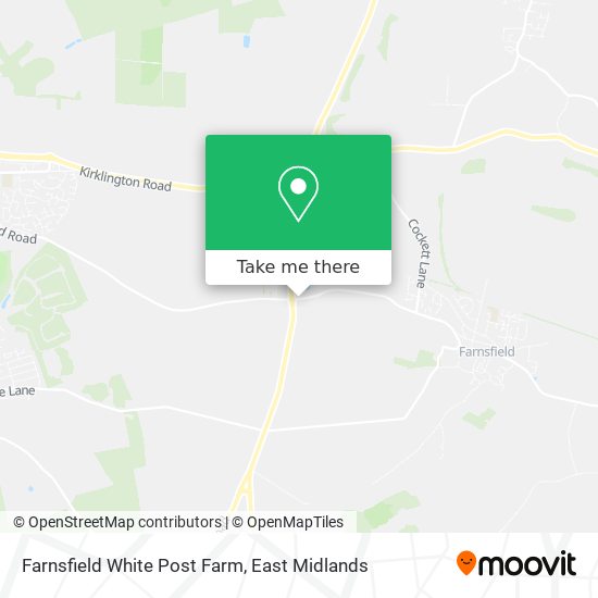 Farnsfield White Post Farm map