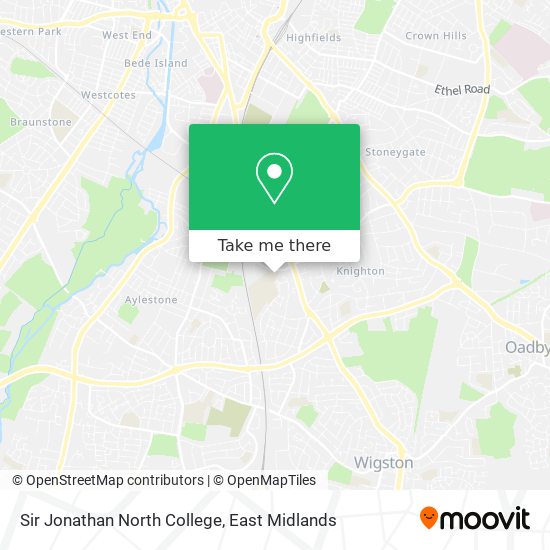 Sir Jonathan North College map