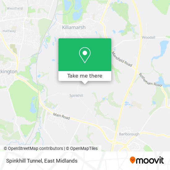 Spinkhill Tunnel map