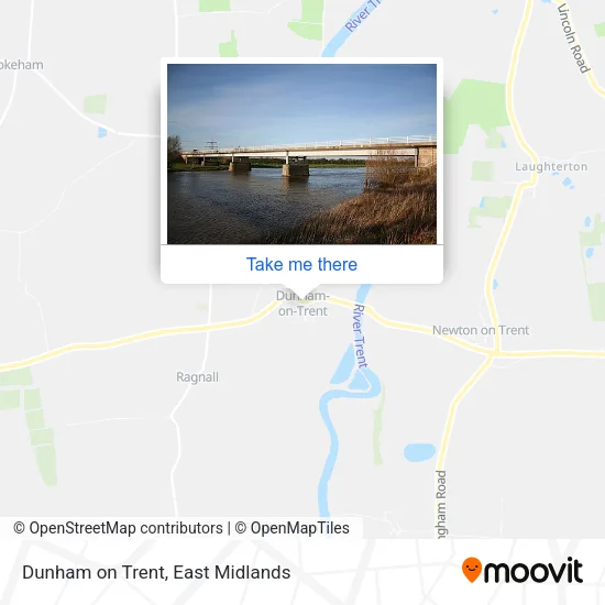 Dunham on Trent map
