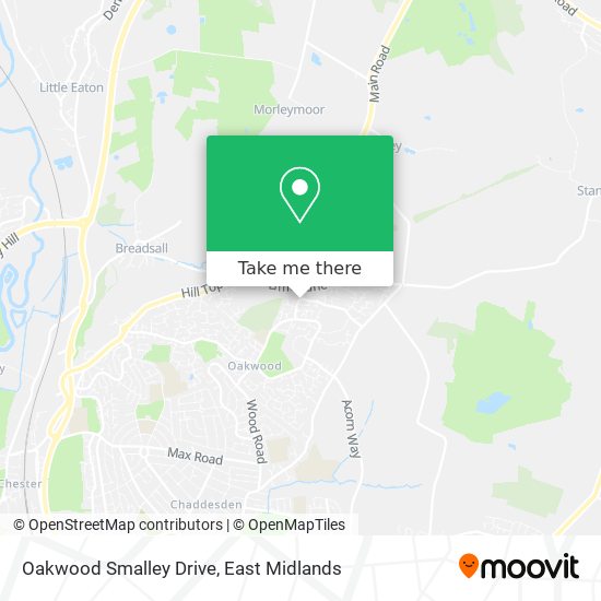 Oakwood Smalley Drive map