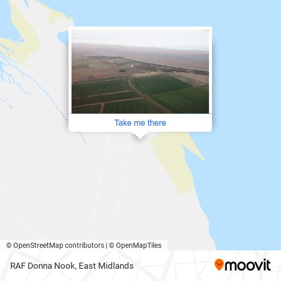 RAF Donna Nook map