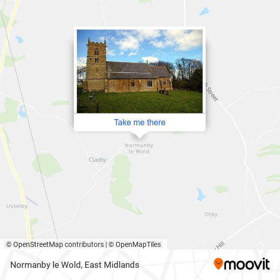 Normanby le Wold map