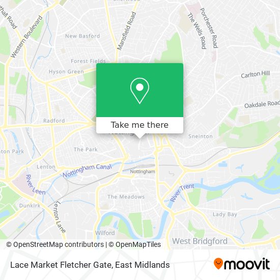 Lace Market Fletcher Gate map