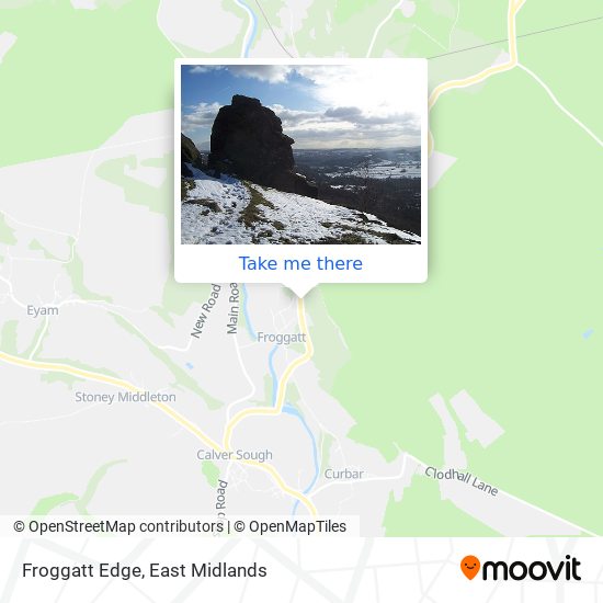 Froggatt Edge map