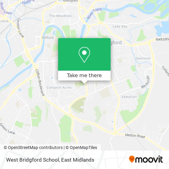 West Bridgford School map