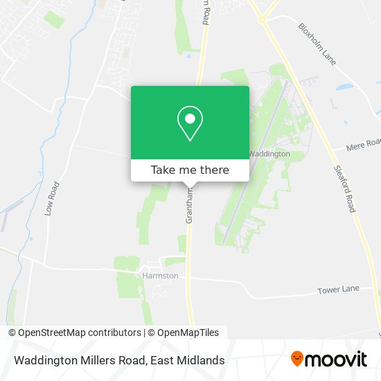 Waddington Millers Road map