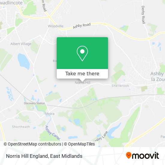 Norris Hill England map