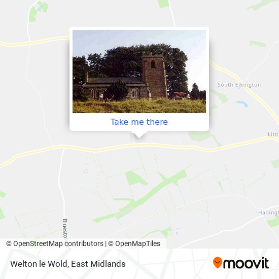 Welton le Wold map