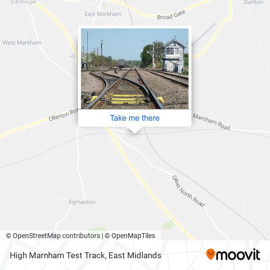 High Marnham Test Track map