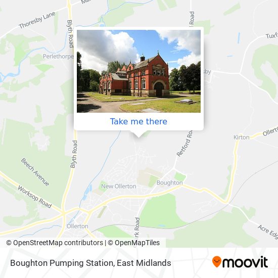 Boughton Pumping Station map
