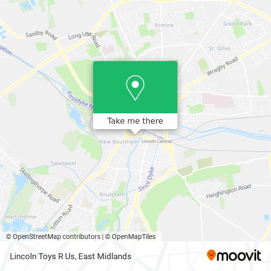 Lincoln Toys R Us map