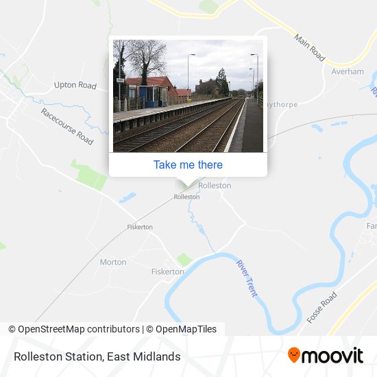 Rolleston Station map