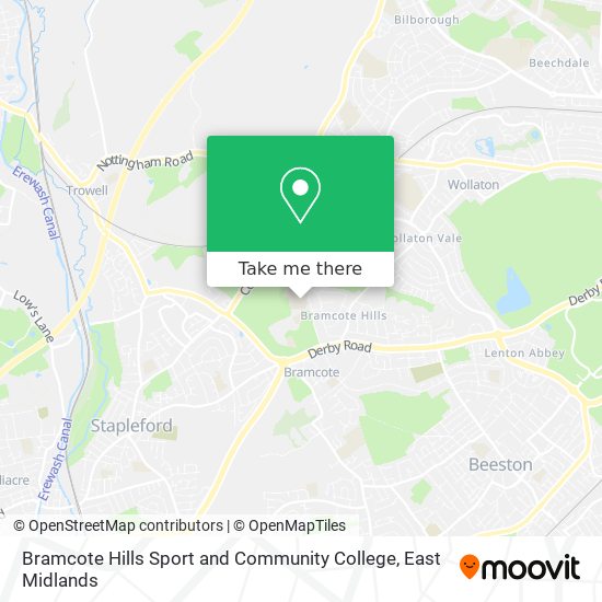 Bramcote Hills Sport and Community College map
