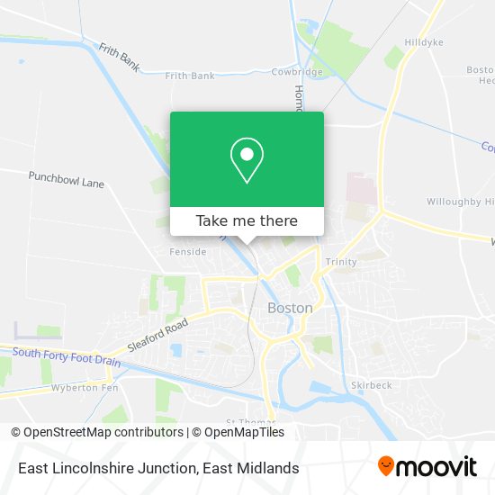 East Lincolnshire Junction map