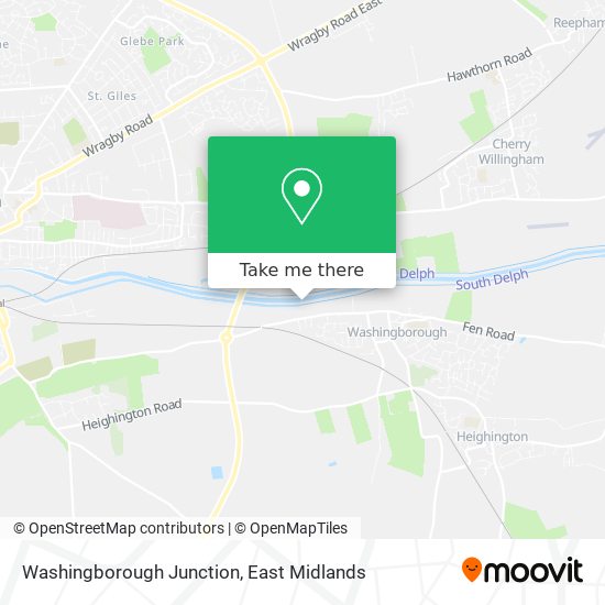 Washingborough Junction map