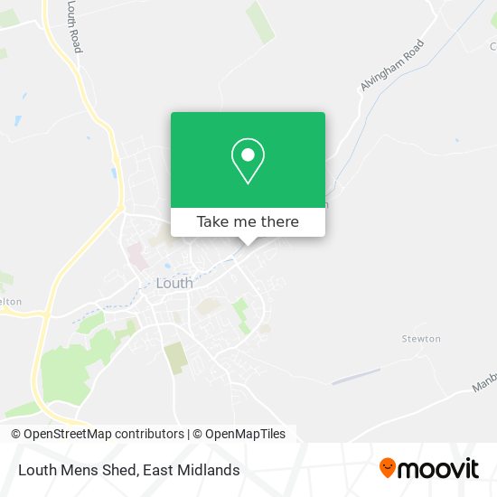 Louth Mens Shed map