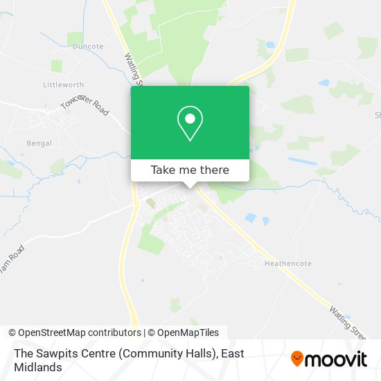 The Sawpits Centre (Community Halls) map