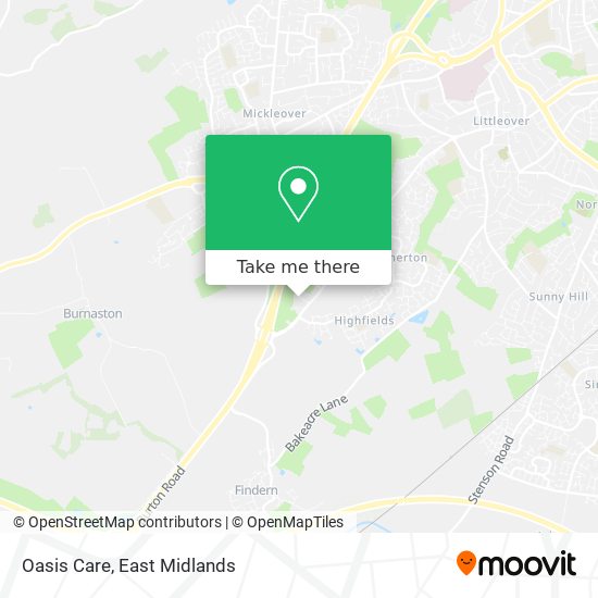 Oasis Care map