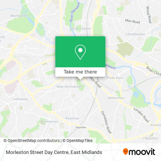 Morleston Street Day Centre map