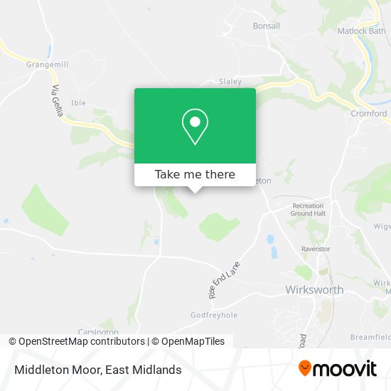 Middleton Moor map