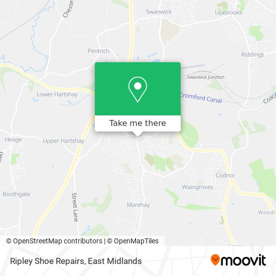 Ripley Shoe Repairs map