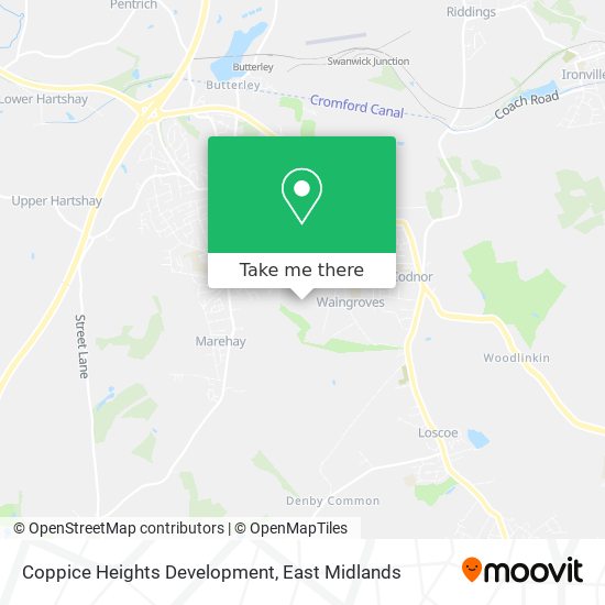 Coppice Heights Development map