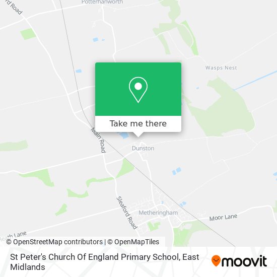 St Peter's Church Of England Primary School map