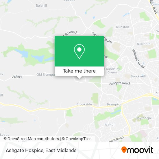 Ashgate Hospice map